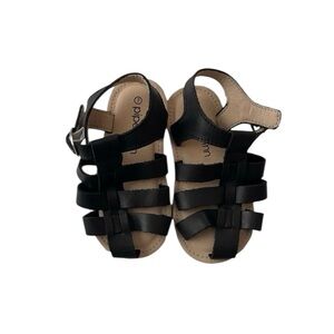 Piper Finn black fisherman sandals toddler sz 7